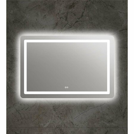 TAPIS RUGS Speculo Back Lit LED Mirror 6000K Daylight White - 36 in. TA2824480